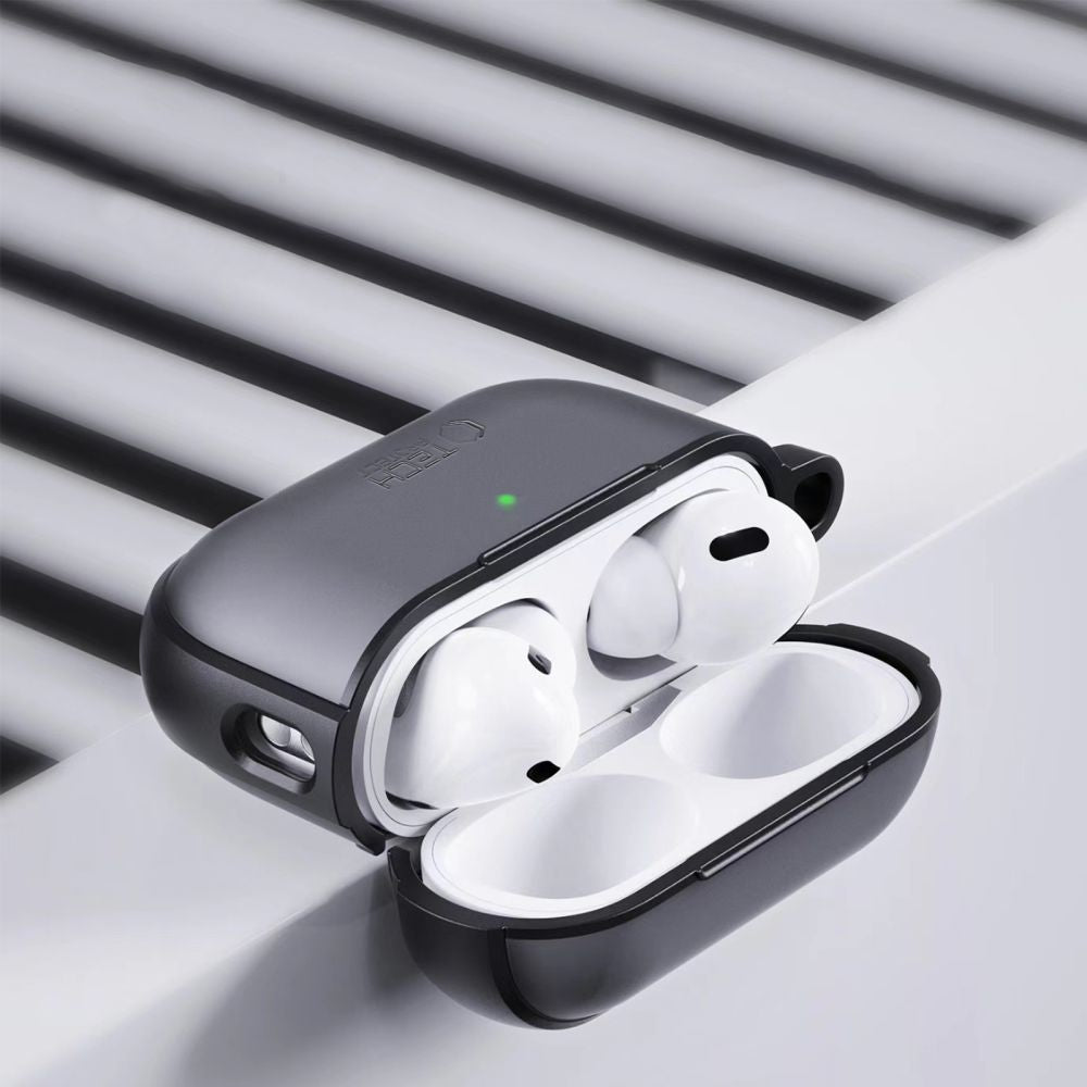 CUSTODIA TECH-PROTECT MAGMAT APPLE AIRPODS PRO 1 / 2 NERO OPACO