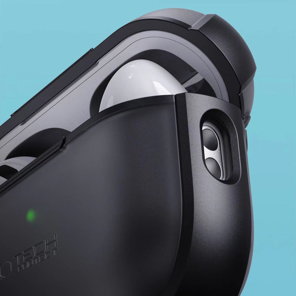 CUSTODIA TECH-PROTECT MAGMAT APPLE AIRPODS PRO 1 / 2 NERO OPACO