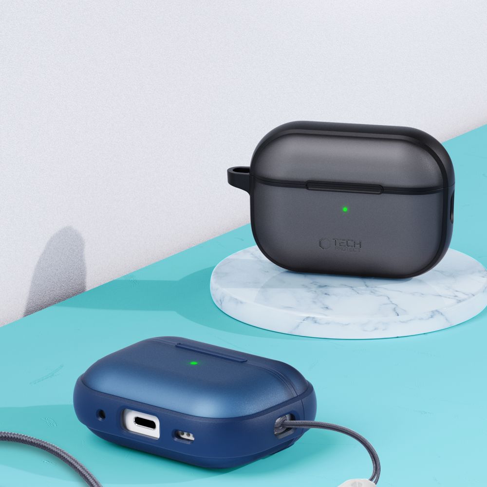 CUSTODIA TECH-PROTECT MAGMAT APPLE AIRPODS PRO 1 / 2 GRIGIO OPACO