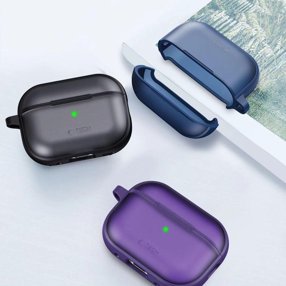 CUSTODIA TECH-PROTECT MAGMAT APPLE AIRPODS PRO 1 / 2 GRIGIO OPACO