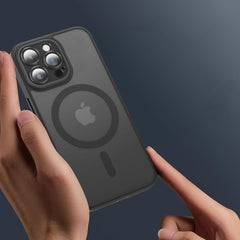 COPERTURA TECH-PROTECT MAGMAT CAM+ MAGSAFE IPHONE 15 NERO OPACO