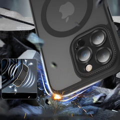 COPERTURA TECH-PROTECT MAGMAT CAM+ MAGSAFE IPHONE 15 NERO OPACO
