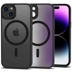 COPERTURA TECH-PROTECT MAGMAT CAM+ MAGSAFE IPHONE 15 NERO OPACO