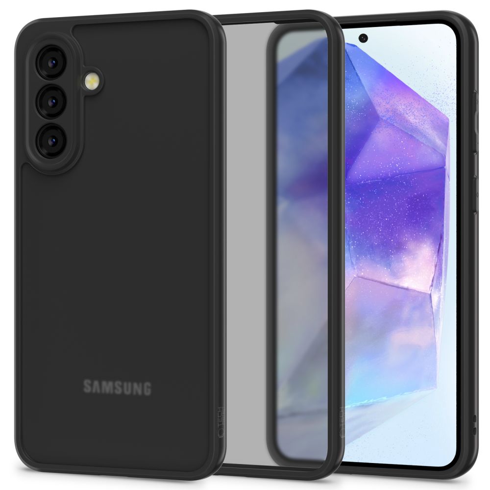 COPERTURA TECH-PROTECT MAGMAT GALAXY A56 5G NERO OPACO