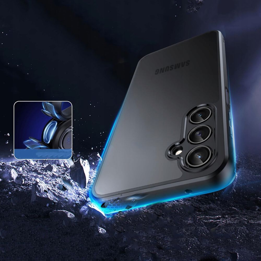 COPERTURA TECH-PROTECT MAGMAT GALAXY S24 FE NERO OPACO