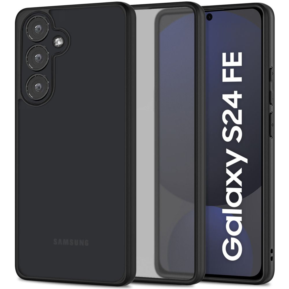 COPERTURA TECH-PROTECT MAGMAT GALAXY S24 FE NERO OPACO
