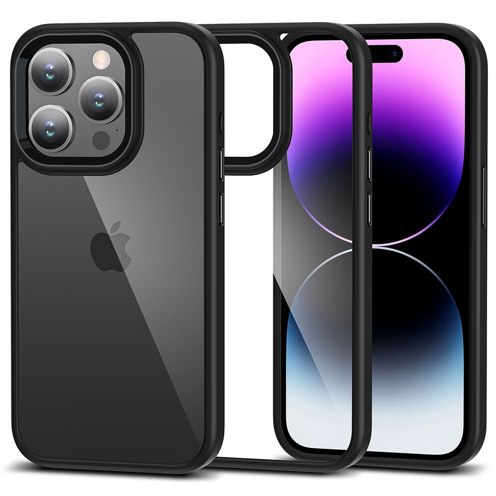 COPERTURA TECH-PROTECT MAGMAT IPHONE 15 PRO MAX NERA/TRASPARENTE