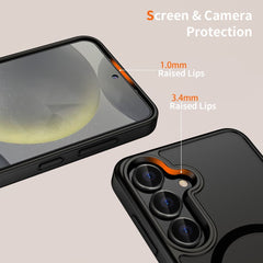 COPERTURA TECH-PROTECT MAGMAT MAGSAFE GALAXY A56 5G NERO OPACO