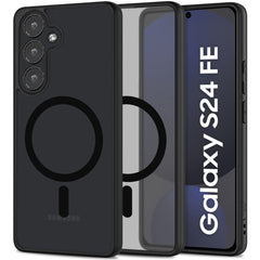COPERTURA TECH-PROTECT MAGMAT MAGSAFE GALAXY S24 FE NERO OPACO