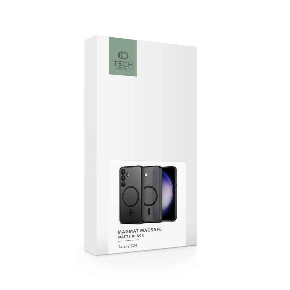 COPERTURA TECH-PROTECT MAGMAT MAGSAFE GALAXY S24 NERO OPACO