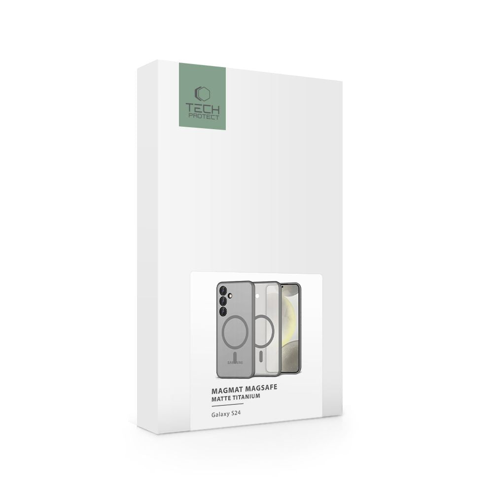 COPERTURA TECH-PROTECT MAGMAT MAGSAFE GALAXY S24 MATTE TITANIO