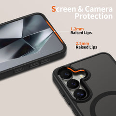 TECH-PROTECT MAGMAT MAGSAFE GALAXY S25 NERO/TRASPARENTE