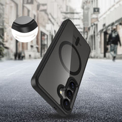 TECH-PROTECT MAGMAT MAGSAFE GALAXY S25 NERO/TRASPARENTE
