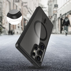 TECH-PROTECT MAGMAT MAGSAFE GALAXY S25 ULTRA NERO/TRASPARENTE