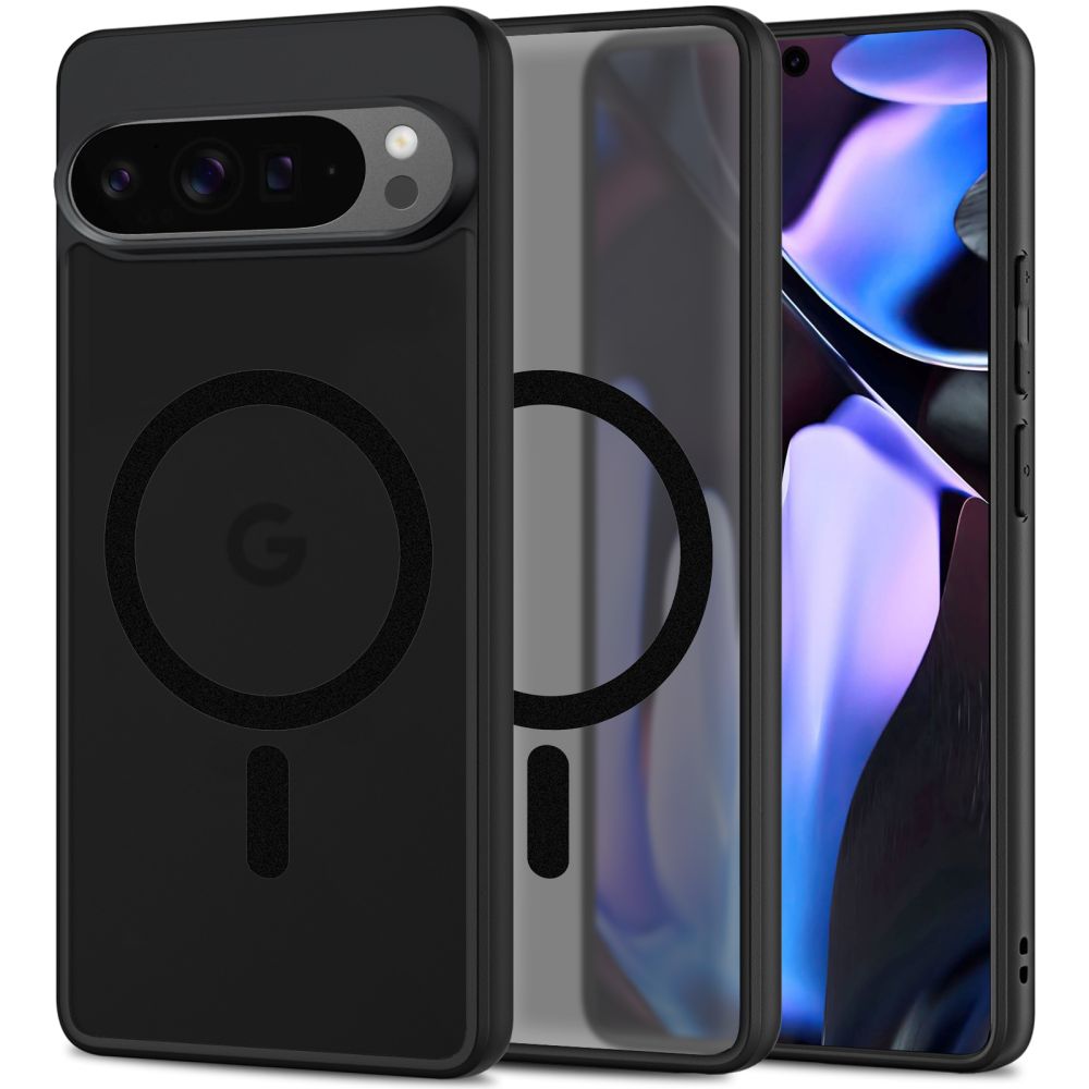 CUSTODIA TECH-PROTECT MAGMAT MAGSAFE GOOGLE PIXEL 9 / 9 PRO NERO OPACO