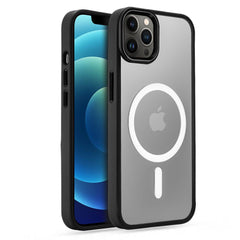 CUSTODIA TECH-PROTECT MAGMAT MAGSAFE IPHONE 12 / 12 PRO TRASPARENTE / NERA