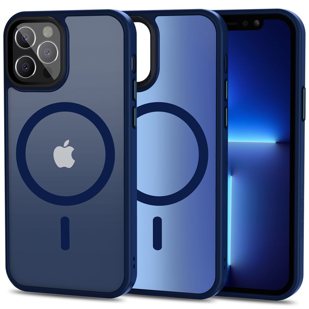 CUSTODIA TECH-PROTECT MAGMAT MAGSAFE IPHONE 12 / 12 PRO MATTE NAVY
