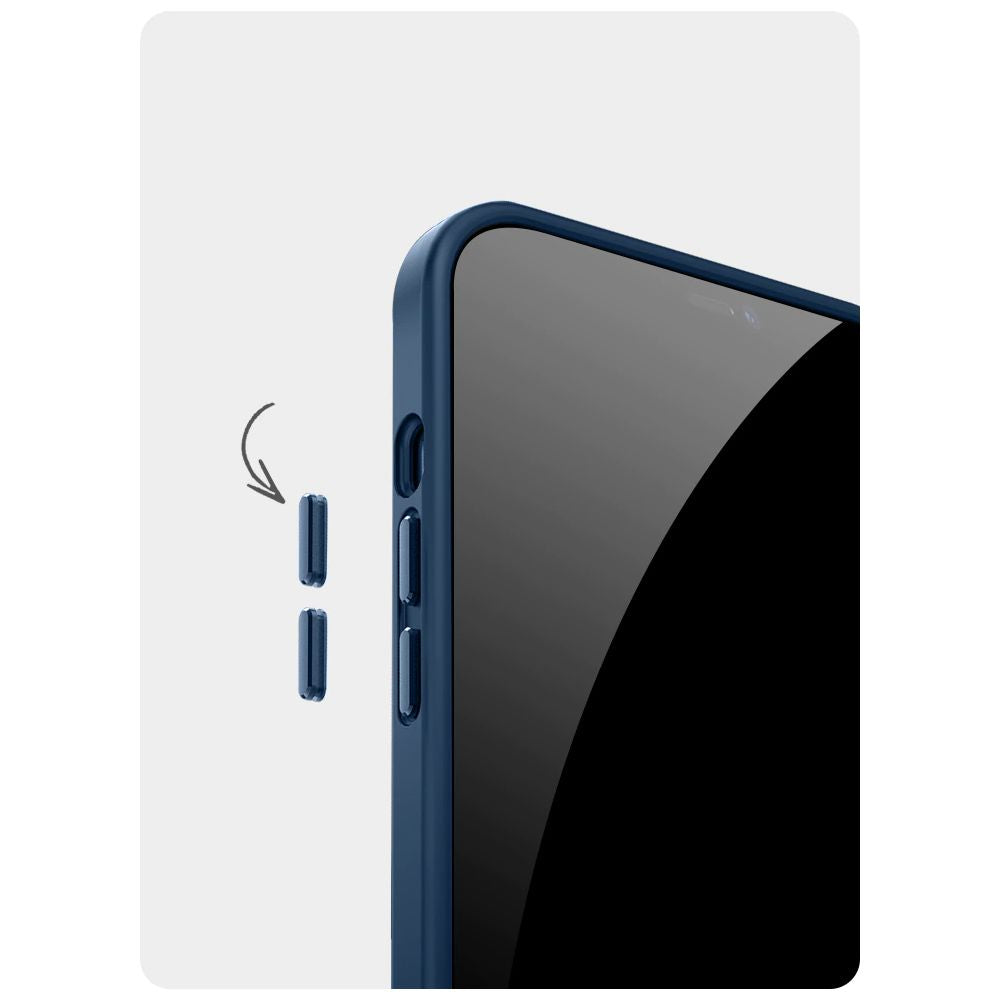 CUSTODIA PER IPHONE 12/12 PRO MAGSAFE HEYCASE NERA OPACA