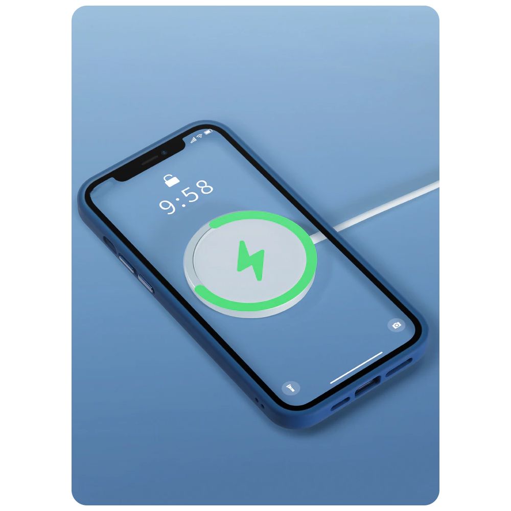CUSTODIA PER IPHONE 12/12 PRO MAGSAFE HEYCASE NERA OPACA