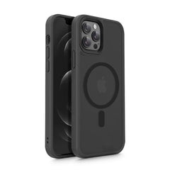 CUSTODIA PER IPHONE 12/12 PRO MAGSAFE HEYCASE NERA OPACA