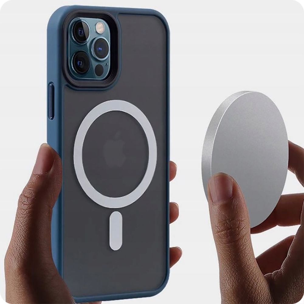 COPERTURA PER IPHONE 13 MAGSAFE HEYCASE MAGMAT NERO OPACO