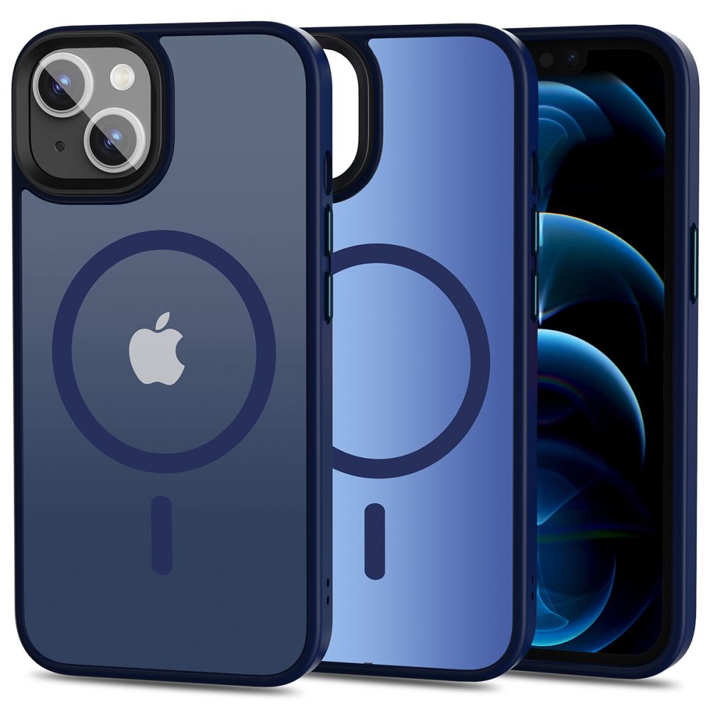 COPERTURA TECH-PROTECT MAGMAT MAGSAFE IPHONE 13 MATTE NAVY