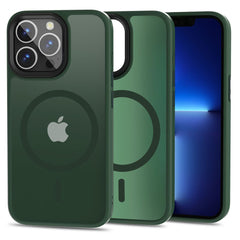COPERTURA TECH-PROTECT MAGMAT MAGSAFE IPHONE 13 PRO VERDE OPACO