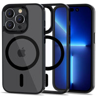 COPERTURA TECH-PROTECT MAGMAT MAGSAFE IPHONE 14 PRO NERA/TRASPARENTE
