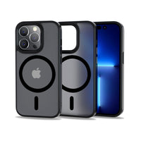 COPERTURA TECH-PROTECT MAGMAT MAGSAFE IPHONE 14 PRO NERO OPACO