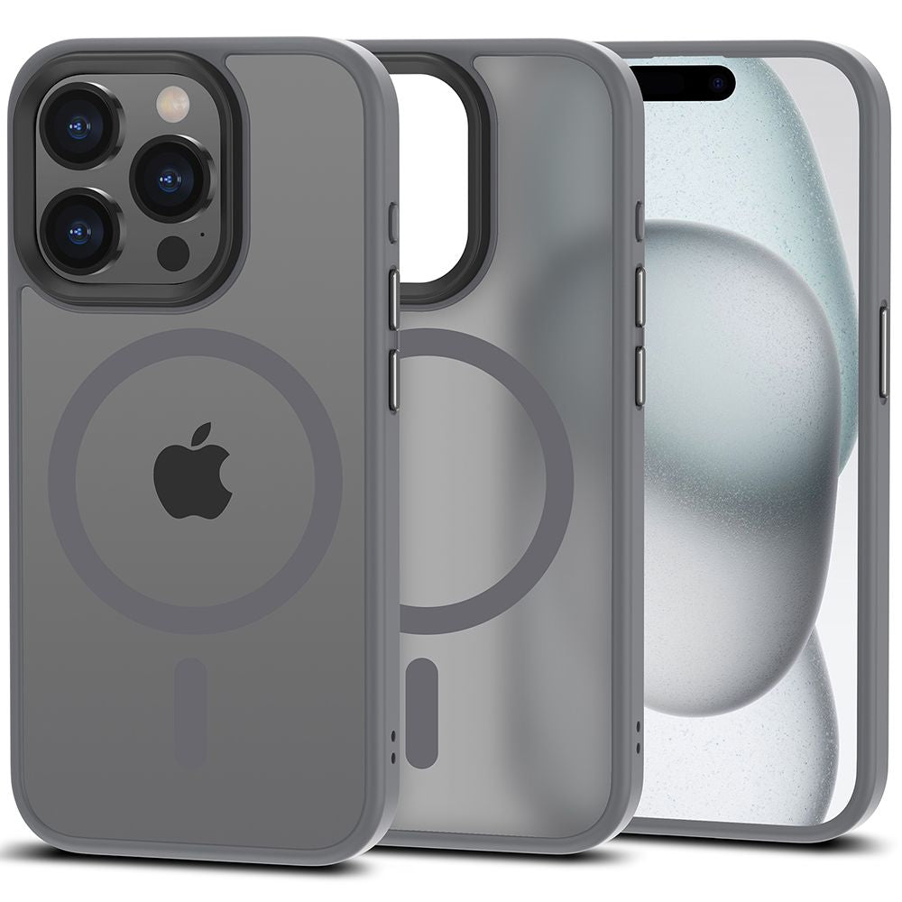 COPERTURA TECH-PROTECT MAGMAT MAGSAFE IPHONE 15 PRO TITANIO OPACO