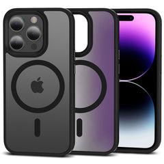 COPERTURA PER IPHONE 15 PRO MAX MAGSAFE HEYCASE MAGMAT NERO OPACO