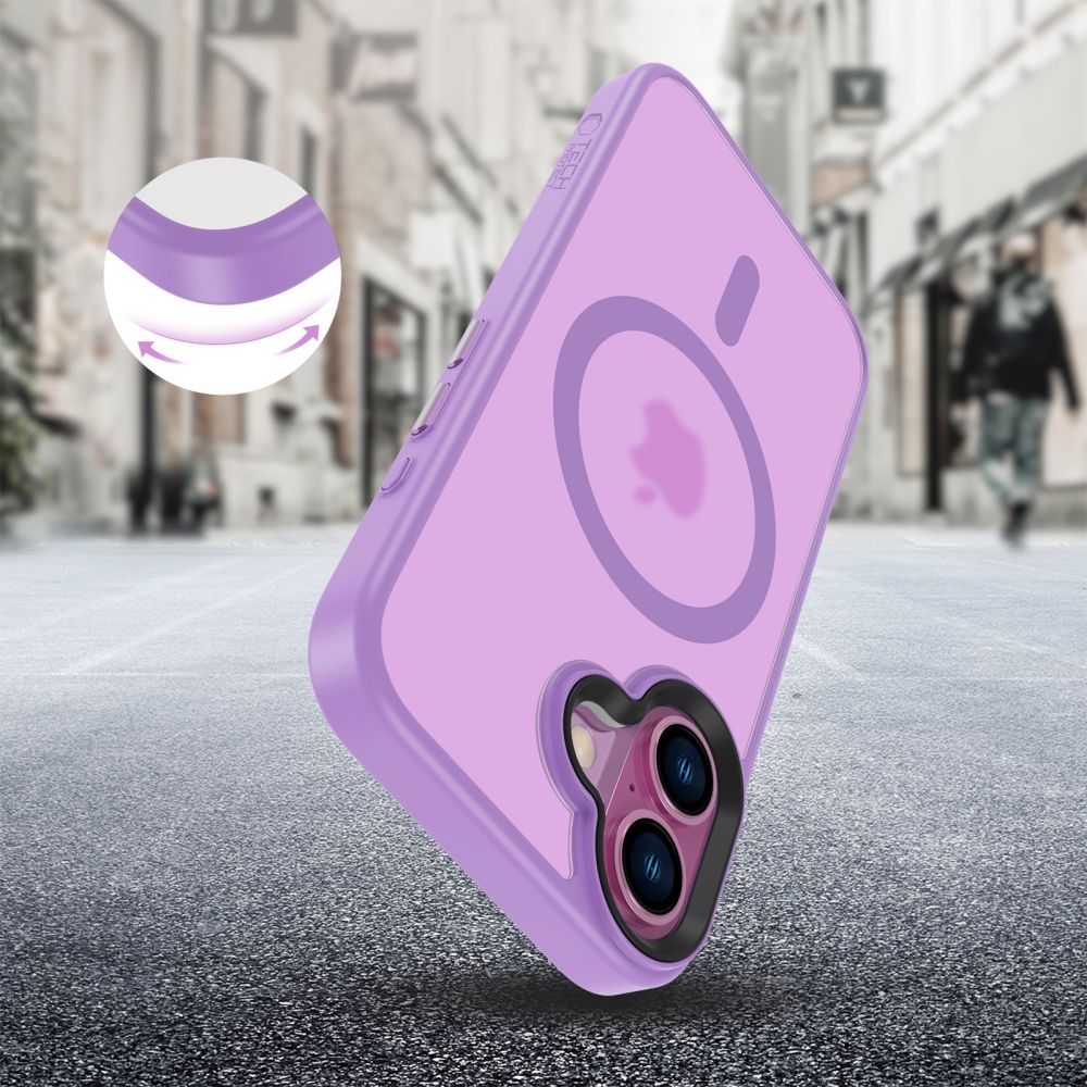 COPERTURA TECH-PROTECT MAGMAT MAGSAFE IPHONE 16 MATTE MAUVE
