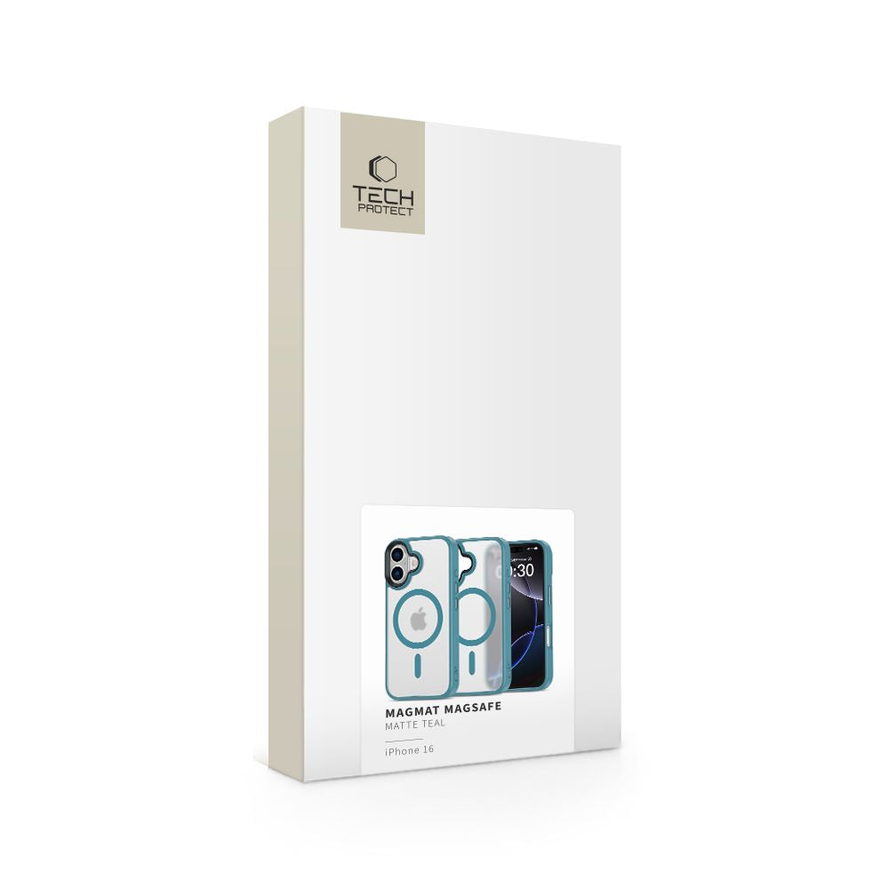 COPERTURA TECH-PROTECT MAGMAT MAGSAFE IPHONE 16 MATTE TEAL