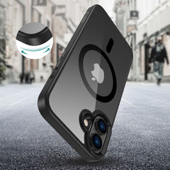 COPERTURA PER IPHONE 16 PLUS TECH-PROTECT MAGMAT MAGSAFE NERA/TRASPARENTE