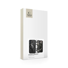 COPERTURA PER IPHONE 16 PLUS TECH-PROTECT MAGMAT MAGSAFE NERA/TRASPARENTE