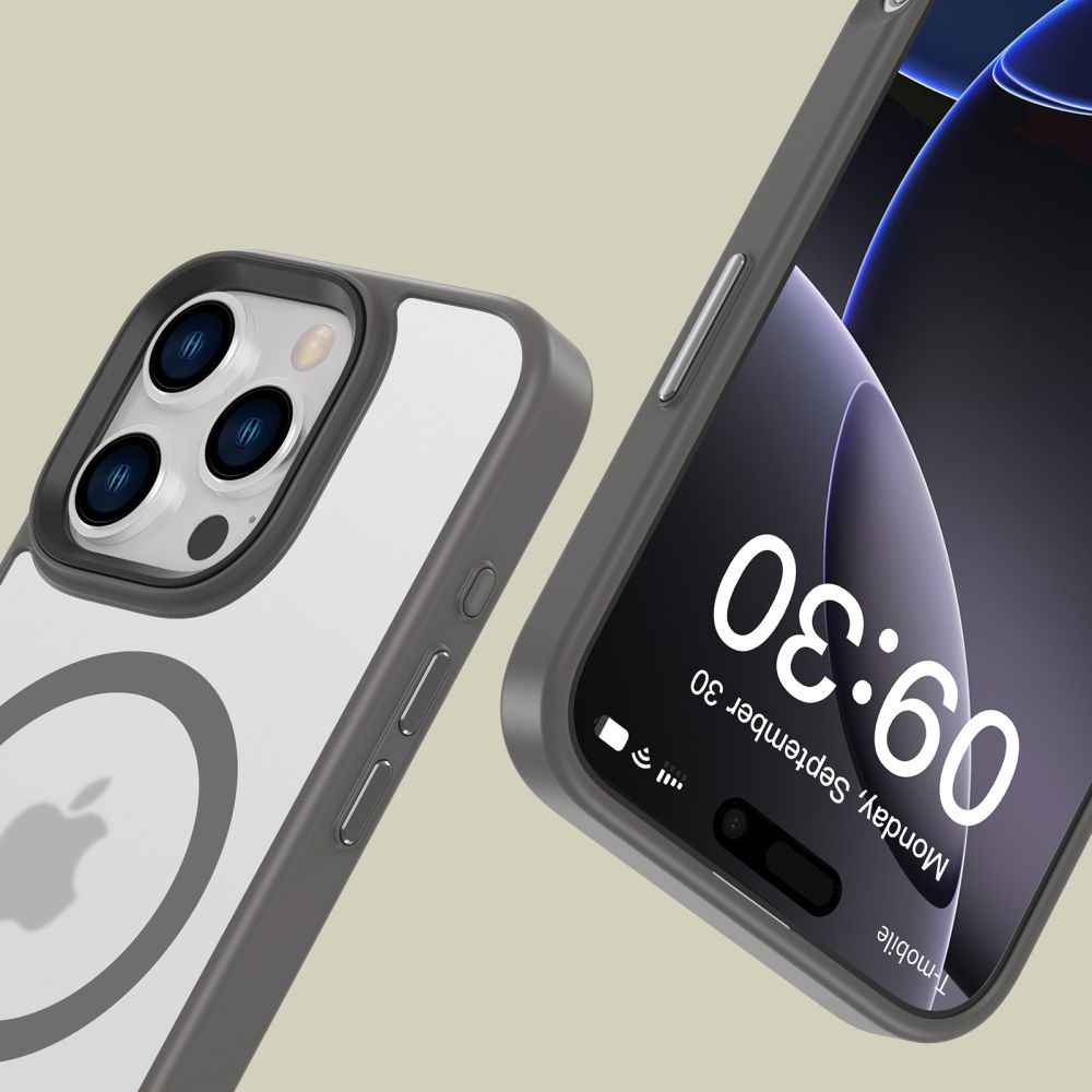 COPERTURA TECH-PROTECT MAGMAT MAGSAFE IPHONE 16 PRO TITANIO OPACO