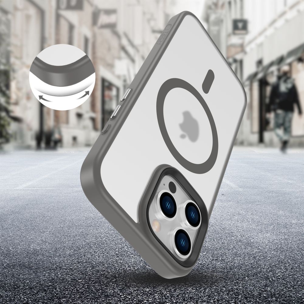 COPERTURA TECH-PROTECT MAGMAT MAGSAFE IPHONE 16 PRO MAX TITANIO OPACO