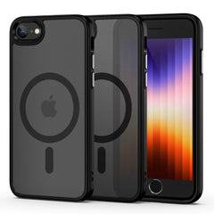CUSTODIA PER IPHONE 7 / 8 / SE 2020 / 2022 MAGSAFE HEYCASE MAGMAT NERO OPACO