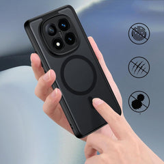 CUSTODIA TECH-PROTECT MAGMAT MAGSAFE XIAOMI REDMI NOTE 14 PRO+ PLUS 5G NERO OPACO