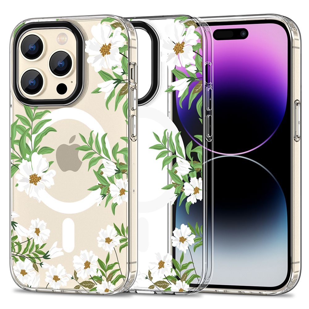 COPERTURA TECH-PROTECT MAGMOOD MAGSAFE IPHONE 15 PRO MAX SPRING DAISY