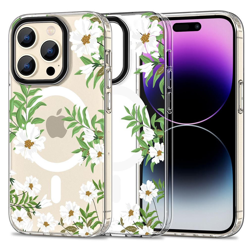 COPERTURA TECH-PROTECT MAGMOOD MAGSAFE IPHONE 15 PRO SPRING DAISY
