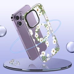 COPERTURA TECH-PROTECT MAGMOOD MAGSAFE IPHONE 15 PRO WHITE DAISY