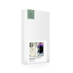 COPERTURA TECH-PROTECT MAGMOOD MAGSAFE IPHONE 15 PRO WHITE DAISY