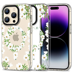 COPERTURA TECH-PROTECT MAGMOOD MAGSAFE IPHONE 15 PRO WHITE DAISY