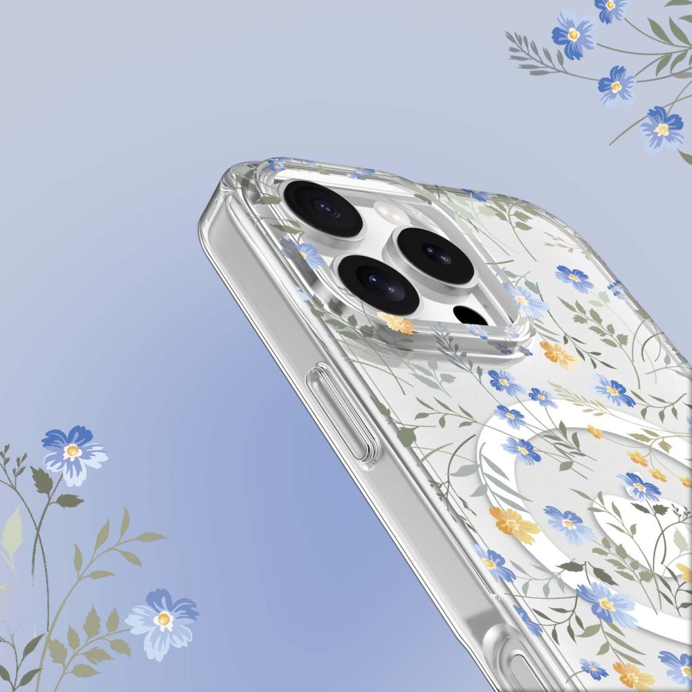CUSTODIA PER IPHONE 16 PRO MAX TECH-PROTECT MAGMOOD MAGSAFE FIORI PRIMAVERA
