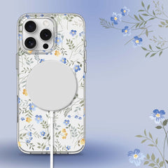 CUSTODIA PER IPHONE 16 PRO MAX TECH-PROTECT MAGMOOD MAGSAFE FIORI PRIMAVERA