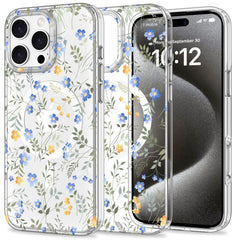 CUSTODIA PER IPHONE 16 PRO TECH-PROTECT MAGMOOD MAGSAFE FIORI PRIMAVERA
