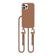 COPERTURA TECH-PROTECT MAGNECKLACE MAGSAFE IPHONE 12 / 12 PRO MARRONE CIOCCOLATO