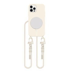 CUSTODIA TECH-PROTECT MAGNECKLACE MAGSAFE IPHONE 12 / 12 PRO COSMIC LATTE