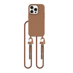 COPERTURA TECH-PROTECT MAGNECKLACE MAGSAFE IPHONE 14 PRO MARRONE CIOCCOLATO